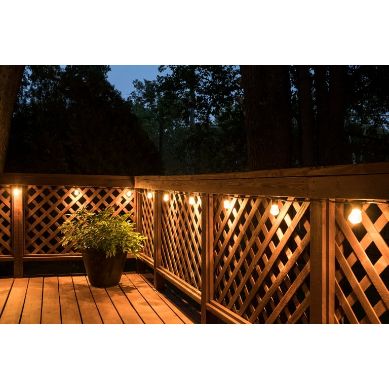 Lights by night led cheap bistro string lights