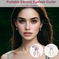 thumbnail image 2 of Compact Eyelash Curler Quick Heating Adjustable Temperature Rechargeable Great for Women and Girls Casual Party Makeup, 2 of 8