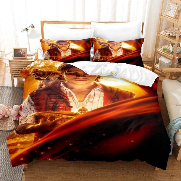 Juego de edredón doble Jasmine Bedding Juego de edredón Jasmine para niñas y niños, suave, transpirable, resistente a la decoloración, 3 piezas, incluye 1 edredón y 2 fundas de almohada