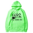 thumbnail image 1 of 1692 They Missed One Printed Hooded Sweatshirt Loose Top For Women, 1 of 2