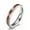 4mm, variant on 4MM/6MM/8MM Silver Band Men Women 316L Stainless Steel Wood Inlay Ring Size 6-12