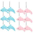 thumbnail image 5 of 12 piezas colgantes de la cadena de llaves de llave llaves de felpa de peluche decorativo accesorio de delfín relleno, 5 of 5