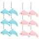 thumbnail image 5 of 12 piezas colgantes de la cadena de llaves de llave llaves de felpa de peluche decorativo accesorio de delfín relleno, 5 of 5