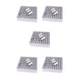 thumbnail image 1 of ZheElen 100 Pack for Slip/Push On Billiards Snooker Cue Stick Pool Replacement Tips Gray 9mm 5Set, 1 of 6
