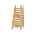 thumbnail image 5 of Riverbay Furniture Transitional Bamboo Corner Shelf in Natural Brown, 5 of 9