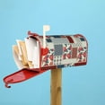 thumbnail image 6 of Bingfone Patchwork In Country Style Magnetic Mailbox Cover Standard Size For Garden Yard Outdoor Decorations-21x18 In, 6 of 7