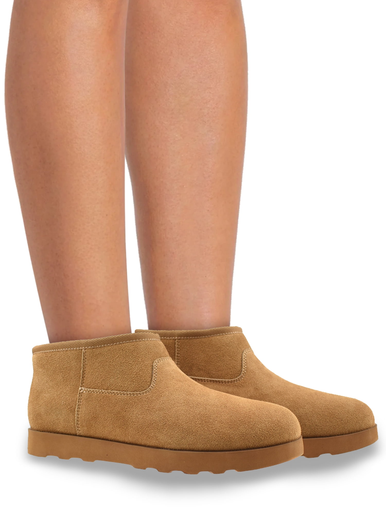 Time and Tru Women's Micro Genuine Suede Boot