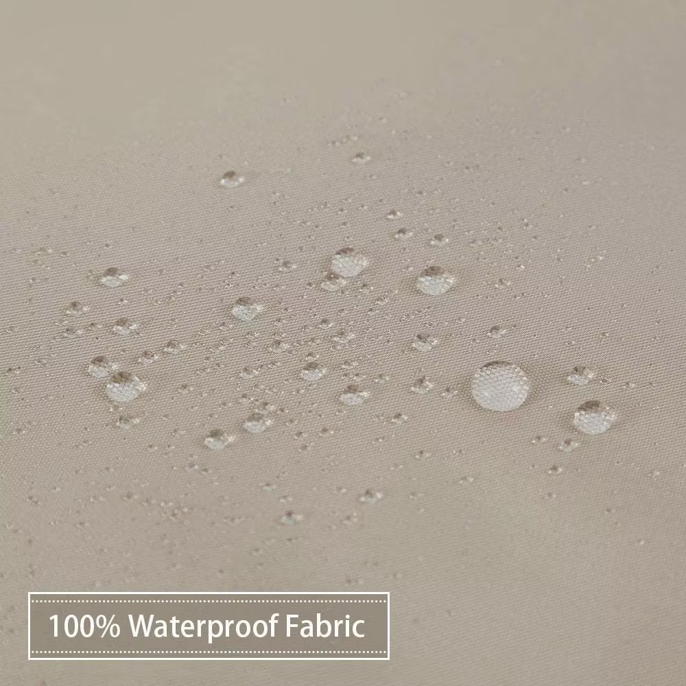 Yiwa Waterproof Fabric Shower Curtain Liner, Lining Bath Tub Shower Liner, Tan, 72x78 inch
