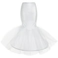 thumbnail image 1 of CIMAXIC Jupon de Mode Queue de Poisson pour Femme, Robe de Mariée Blanche, 31.5"X31.5"X35.43 Pouces, 1 of 4