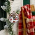 thumbnail image 5 of Uxgjfwu Glass Christmas Ball Ornaments, Clear Spherical Tree Decorations, Traditional Hanging Balls for Holiday Display, Party Decor, 5 of 6