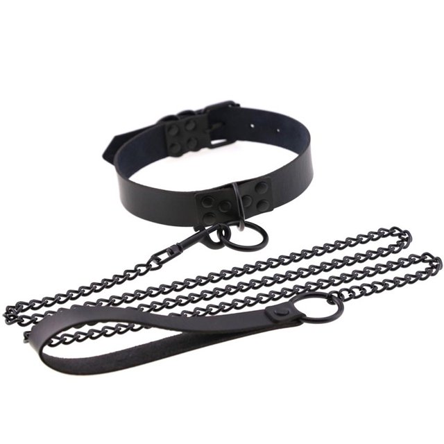 mujer hombres harajuku retro punk gargantilla collar de cuero pu goth remaches fiesta club sexy gótico joyería Gao Jiahui unisex