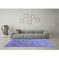 thumbnail image 3 of Ahgly Company Indoor Rectangle Abstract Blue Modern Area Rugs, 7' x 9', 3 of 4