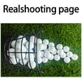 thumbnail image 2 of Langgg Bucket Golf Handle, Bucket Capacity Golf Steel Wire Structure Rust Proof Damaging to Carry Practice for 50/100 Install around 100, 2 of 6