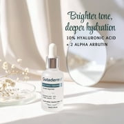 Gutaderme Alpha Arbutin + Hyaluronic Acid Serum for Face - Dark Spot Correction, Nourishing Elegance, Anti-Aging & Hydrating, Face Serum & Hylunaric Acid Moisturizer, 30ml/1fI.oz