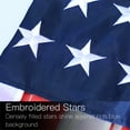 thumbnail image 3 of ANLEY 40 Inch American Flag Windsock, Stars & Stripes Patriotic Decorations - Embroidered Stars and Fade Resistant - 3.3 Feet, 3 of 7
