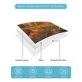 thumbnail image 4 of Quilt King Size Bedding Set, Fall Turkey Reversible Summer Quilt 3 Pieces, Thanksgiving Country Pumpkins Maple Leaves Lightweight Bedspreads Coverlets with 2 Pillow Shams for All Seasons, 4 of 5