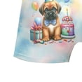 thumbnail image 5 of Happy Birthday Cute Puppy Mastiff with Cake Gifts Party Hat All Over Print Boxer Briefs Underwear for Men Dad Mastiffs Dog Lover Gifts Idea - 00029, 5 of 6
