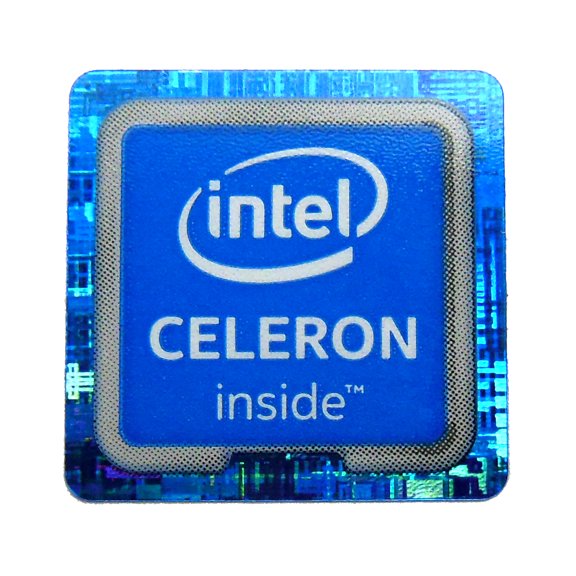 Intel Celeron Inside Sticker 18 x 18mm / 11/16" x 11/16" [1067]