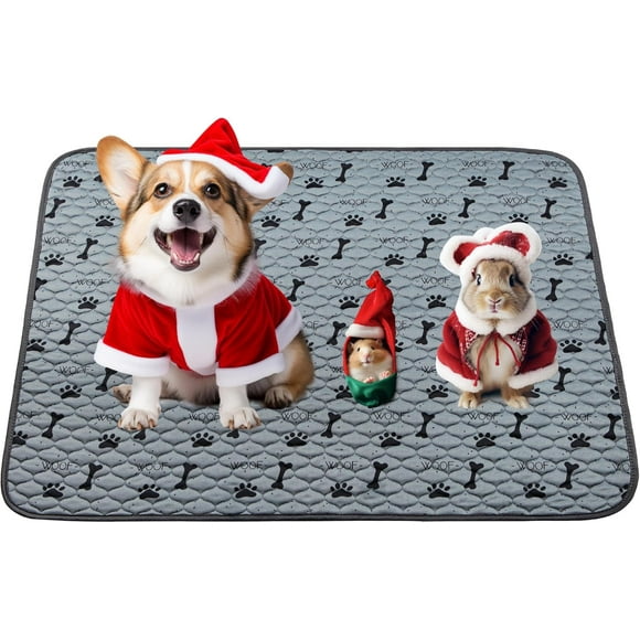 YIXIGGC Washable Pee Pads for Dogs 16x24,Reusable Pet Pee Pads,Puppy Pads with Fast Absorbent,Waterproof and Non-Slip pet Training Pads ,Protective Pads for Dog Fences and Training DYF329-2983