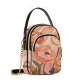 thumbnail image 7 of FORMRS Crossbody Bag for Women Quilted Travel Shoulder Cell Phone Purse with Chain Strap Handbag, Abstract Orange Flowers, 7 of 7