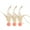 Orange, variant on 3 Pack Cat Feather Toy - Cat Bouncy Ball with Feathers, Interactive Cat Feather Toys for Indoor Cats, Rubber Kitten Fetch Chase Toy for Interactive Exercise & Hunting Play