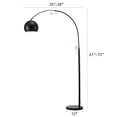 thumbnail image 3 of Bestco 70" Modern Arching Floor Lamp Arc Standing Lamp with Rotatable Lamp Shade, 3 of 8