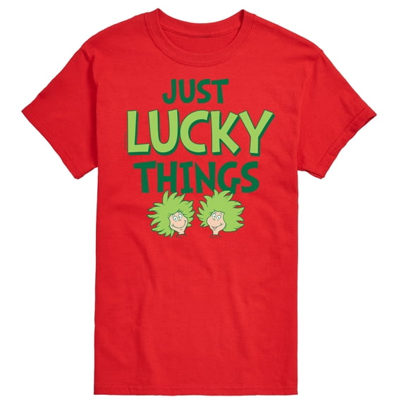The Cat in the Hat - Just Lucky Things - Men's Short Sleeve Graphic T-Shirt