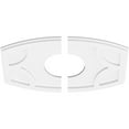 thumbnail image 2 of 24"W x 16"H x 7"ID x 13"C x 1"P Kailey Architectural Grade PVC Contemporary Ceiling Medallion, Two Piece, 2 of 11