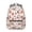 Fireman and Shield, variant on Fireman and Shield White Pattern Backpack for School, Cute School Bag with Adjustable Shoulder Straps and Padded Back, 15.3"x11"x7.1"