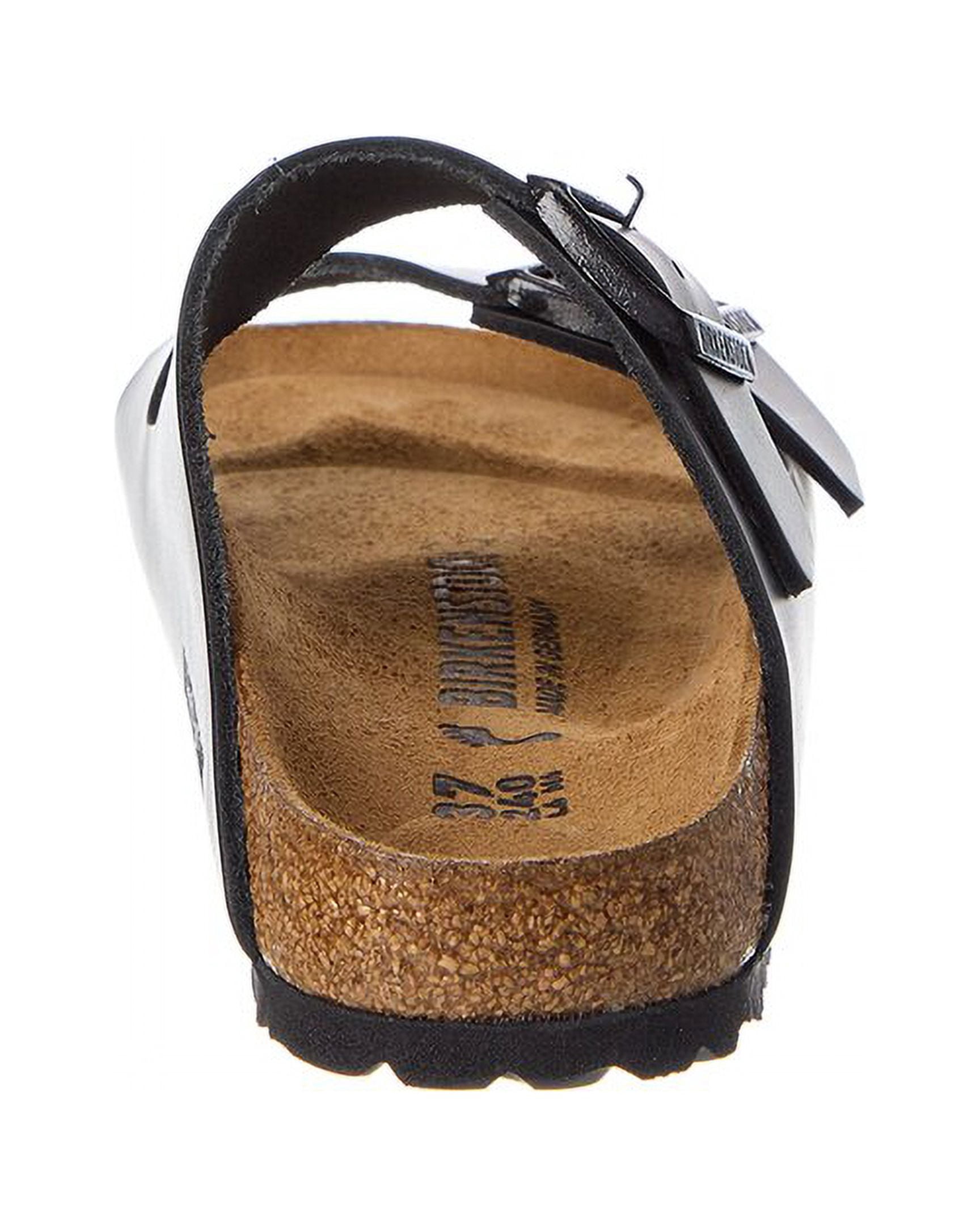 Birkenstock Arizona Narrow Fit Leather Sandal, 43, Black - Walmart.com
