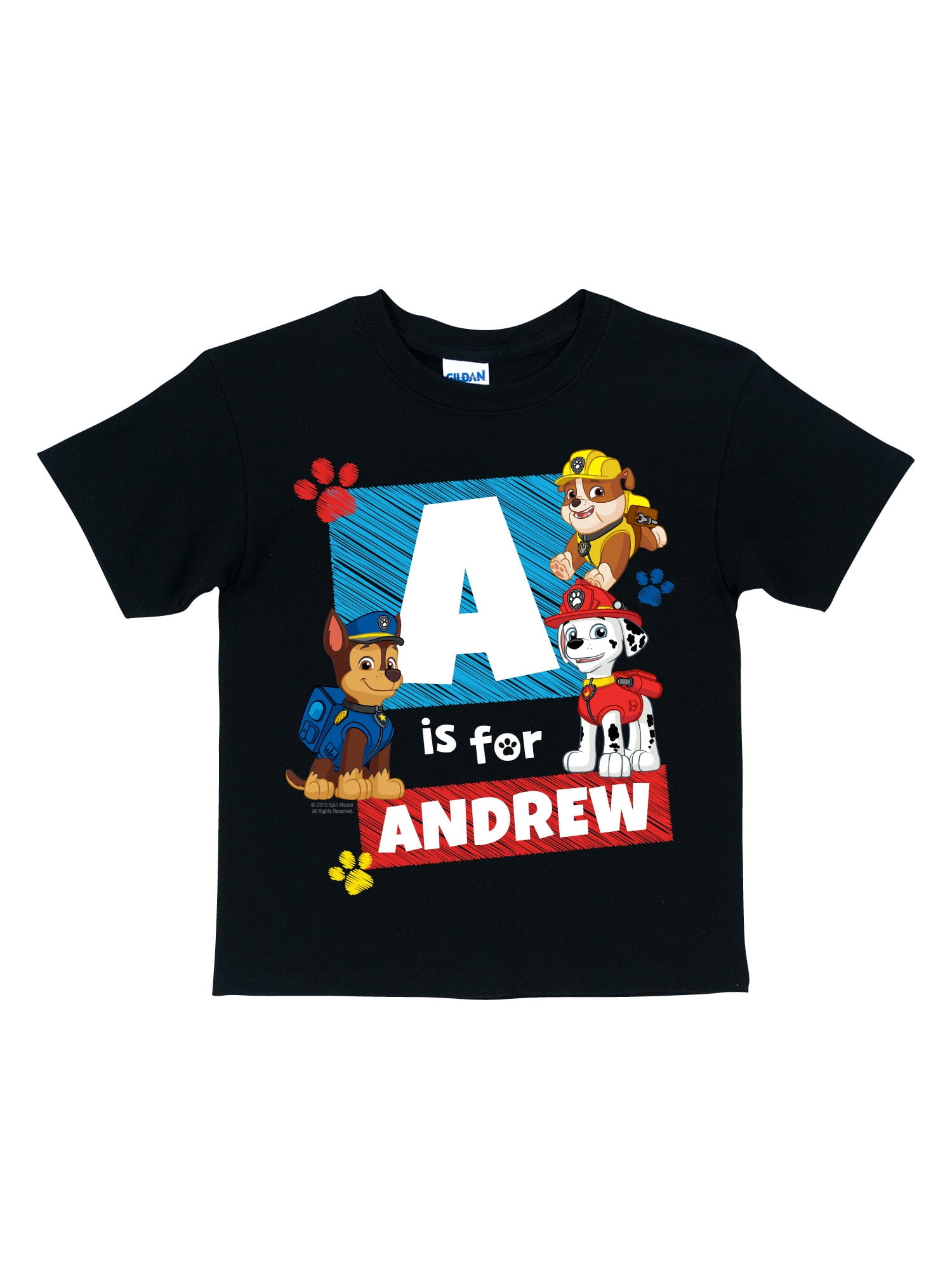 paw patrol shirts for toddlers