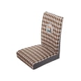 thumbnail image 1 of Funda para silla de comedor, funda protectora para silla, lavable, elástica, suave, para asiento y Caqui, 1 of 7