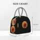 thumbnail image 2 of Balery Orange Dalia Bolsa de Almuerzo para Mujeres, Caja de Almuerzo, Bolsa de Almuerzo Pequeña Impermeable, Tote de Almuerzo Reutilizable con Gran Capacidad, 2 of 6
