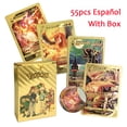 thumbnail image 3 of Card English Spanish French German Gold Colorful Vmax GX EX V Cards Pikachu Charizard Rare Collection Battle Gifts Toys, 3 of 5
