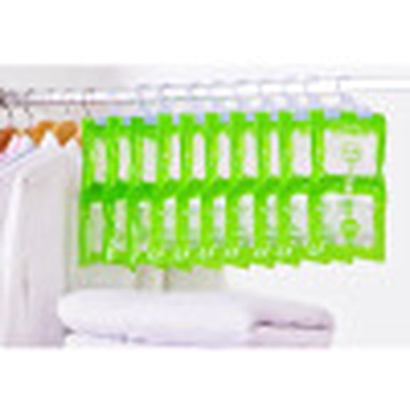Giunmcul Hanging Dehumidifier Bags for Wardrobes, Closet Moisture Absorbers with Hook, Damp Trap for Home, Bedroom, Bathroom, 500ml Capacity
