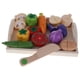 thumbnail image 5 of Imán de madera Frutas Verduras Corte de alimentos Niños Juego de roles Juguete Vegetal C, 5 of 9