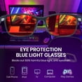 thumbnail image 2 of Gafas de Bloqueo de Luz Azul Cyxus 8083Z76 Gaming TR90, 2 of 7