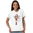 thumbnail image 3 of Cute Betty Boop Christmas Holiday Women's Graphic T Shirt Tees Brisco Brands S, 3 of 5
