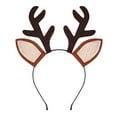 thumbnail image 6 of FYEGRE Deer Headband For Kids Festive Holiday Party Outfit With Elegant Bow Tie And Detachable Tail Piece Coffee One Size, 6 of 8