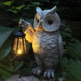 thumbnail image 1 of Estatua Solar de Búho para Jardín GUANFU Luz Exterior de Resina con LED, 1 of 9