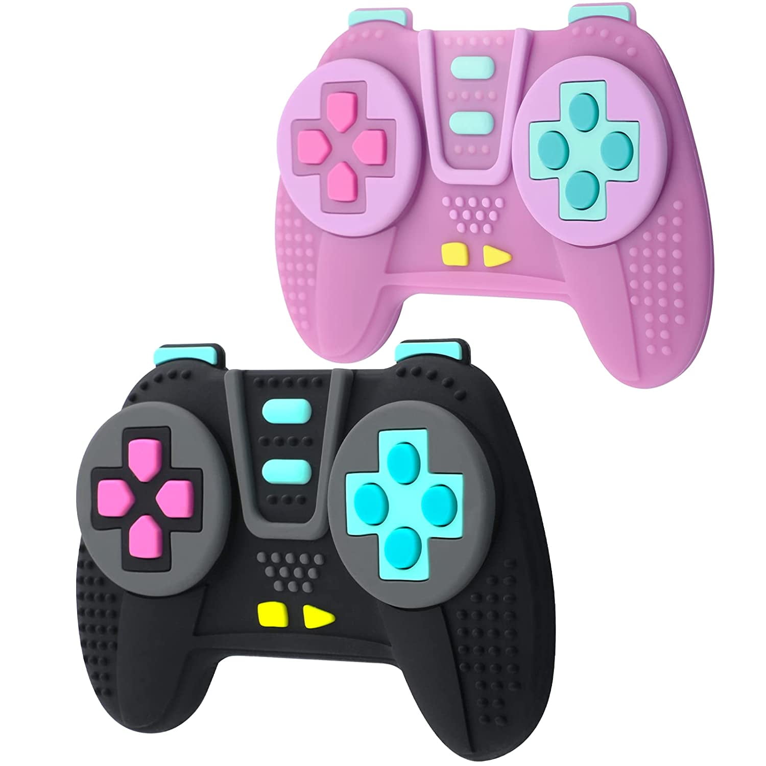 Baby Teething Toys,Remote Game Controller Shape Teething for Baby, 2