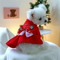 thumbnail image 4 of Merry Christmas Bowknot Decors Pet Dress Pet Skirt Festival Dress for Pet, 4 of 14