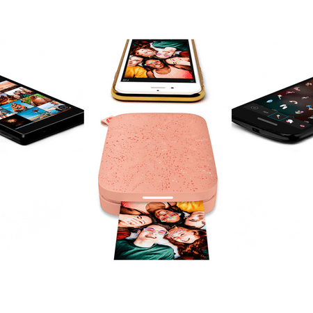 HP - Sprocket Portable 2x3" Instant Photo Printer Prints on Zink Paper from iOS & Android - Blush Pink