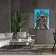 thumbnail image 6 of Epic Graffiti 'My Cat' by Dean Russo, Canvas Wall Art, 40"x54", 6 of 8