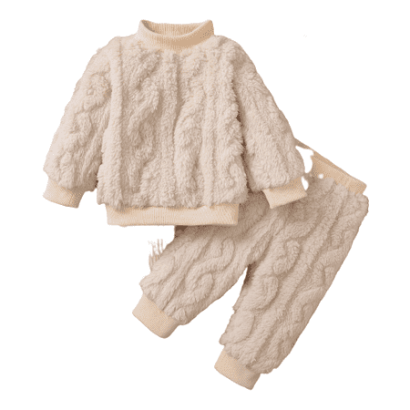 

NZRVAWS Baby Boys Winter Clothes 9 Months Baby Boys Tie-dye Top 12 Months Baby Boys Pants 2Pcs Outfits Set Apricot
