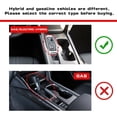 thumbnail image 2 of Xotic Tech Interior Gear Console Side Gear Shift Panel Armrest Box Cover Trim Combo Kit , Sporty Red , Compatible with Honda Accord 10th Gen 2018-2022(Hybrid Version), 2 of 9