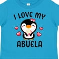 thumbnail image 4 of Inktastic I Love My Abuela with Cute Penguin and Hearts Girls Toddler T-Shirt, 4 of 5