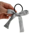 thumbnail image 5 of Unique Bargains 1 Pc Fashion Solid Bow Ribbon Hair Elastic Band Gray, 5 of 5