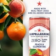 thumbnail image 5 of San Pellegrino Italian Sparkling Drinks Zero Sparkling Peach & Clementine, 12 Cans, 5 of 7