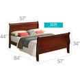thumbnail image 2 of Glory Furniture Louis Phillipe G3100A-FB Full Bed , Cherry, 2 of 3